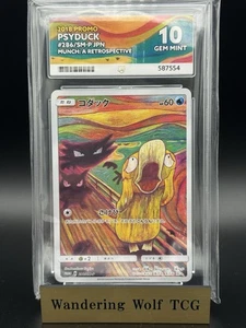 Pokémon JPN SM 2018 promoción Psyduck 286/SM-P Munch: A Retrospective ACE 10 PSA - Imagen 1 de 3