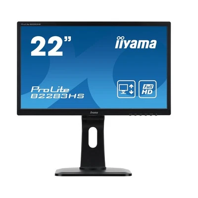 iiyama Prolite B2283HS 22" Full HD 1080p TN LED Monitor - HDMI VGA DVI Ports - Image 1 of 4