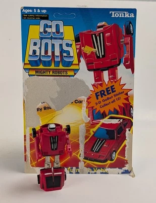 1985 Vintage Bandai Tonka Gobots Major Mo & Original Package Figure #2 - Image 1 of 4