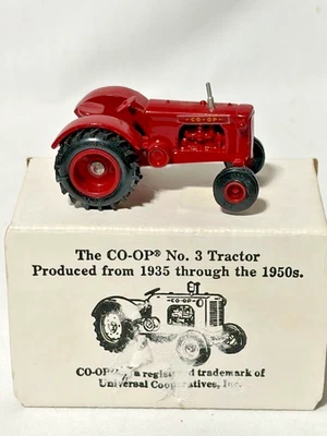 SpecCast CO-OP #3 Red Farm Tractor, Toy Farmer, 1/64, NIB - Image 1 of 4