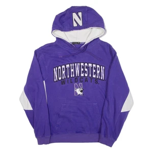 Northwestern Wildcats Mens Purple Hoodie USA M - Picture 1 of 6