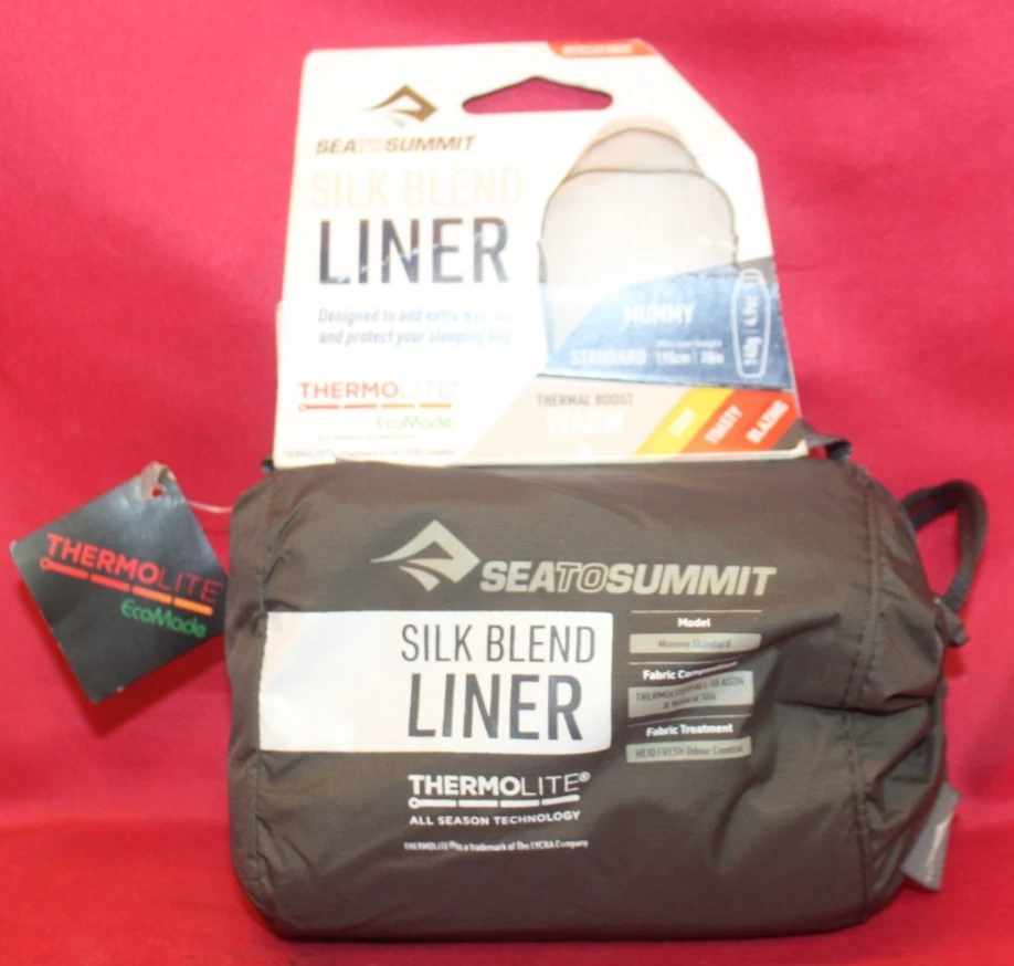 Sea To Summit Silk Blend Liner Regular Mummy  Standard Thermolite Brand New - Image 1 of 4