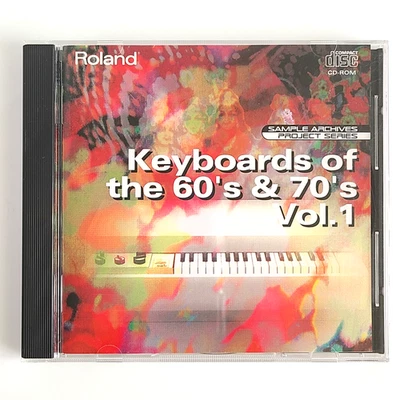 Roland Keyboards of the 60's & 70's Music Library Samples CD-ROM VTG 1993 RARE - Image 1 of 4