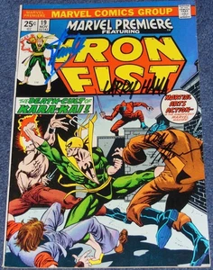 MARVEL PREMIERE/IRON FIST #19~HULK #181 AD~SIGNED TRIMPE~WEIN~STAN LEE~THOMAS - Bild 1 von 13
