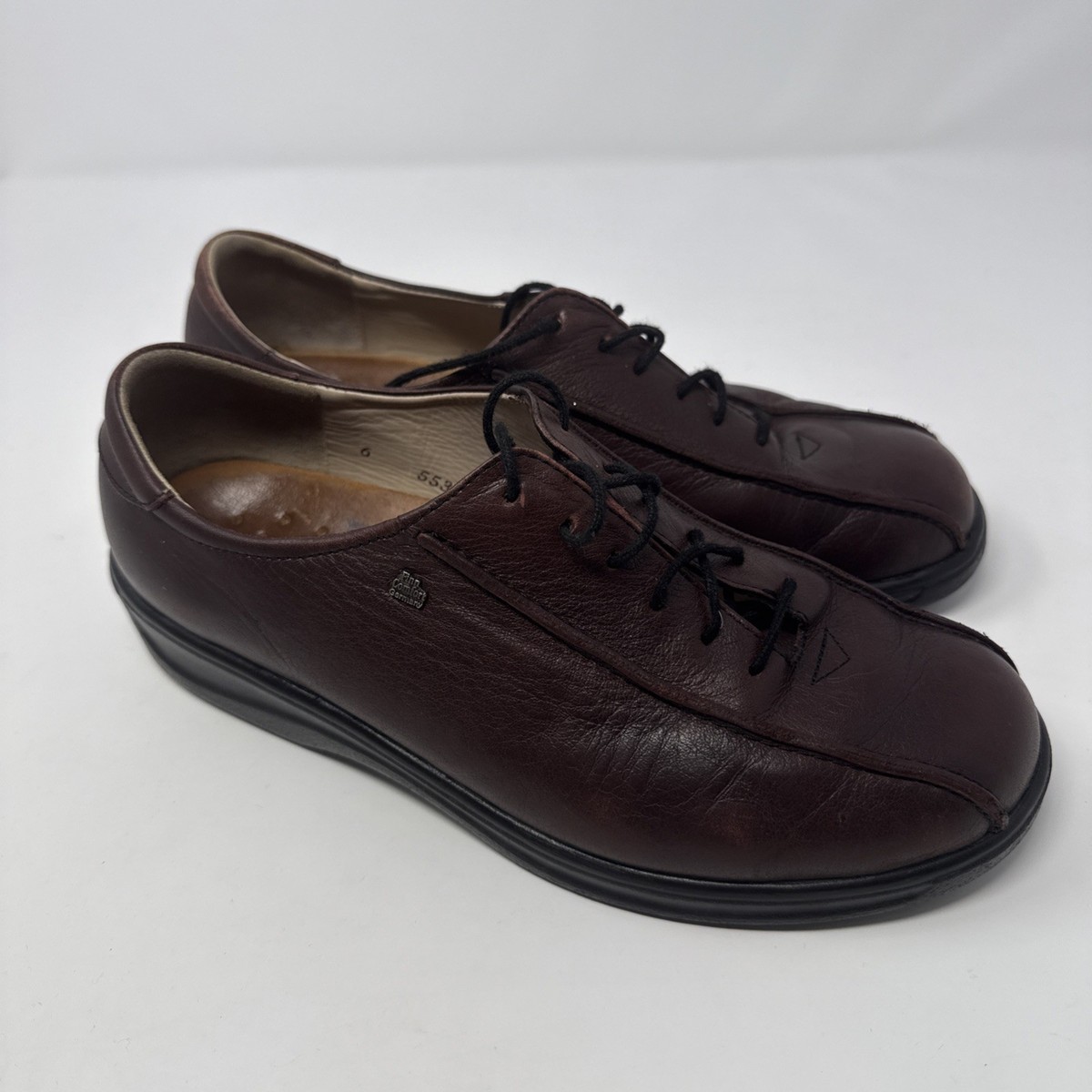 Finn Comfort ブラウン レザー シューズ W 5 Finn Comfort Brown Comfort Comfort Shoes for Women for sale