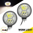 4INCH LED Work Light Flood SPOT Lights For Truck Off Road Tractor ATV Square 36V