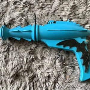 2nd LONE STAR Batman Blue Plastic Batgun Cap Ray Gun Toy 60’s Space Age Working - Picture 1 of 19