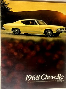 1968 CHEVROLET CHEVELLE CAR BROCHURE - 16 PAGES - Picture 1 of 5
