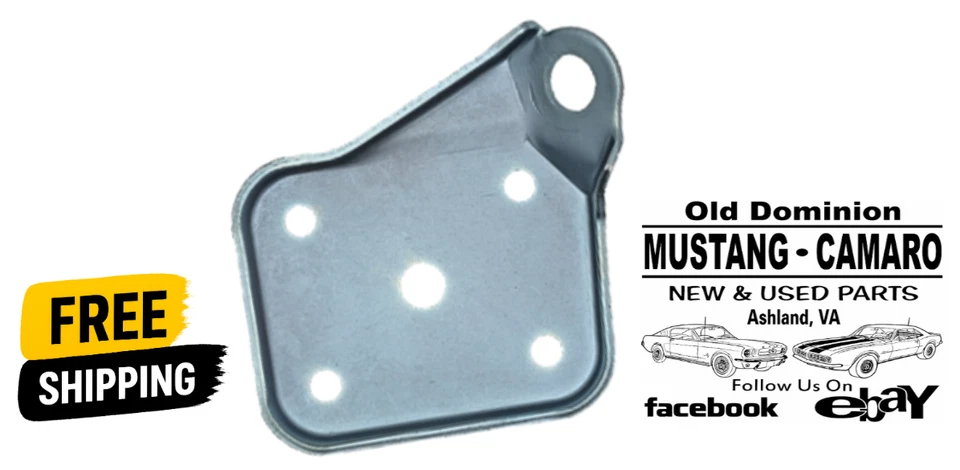 1965–1966 Mustang Rear Leaf Spring Mounting Plate – Passenger - Image 1 of 1