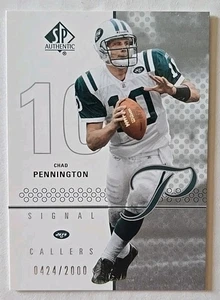 2002 SP Authentic - Signal Callers Chad Pennington #115 /2000 - Picture 1 of 8