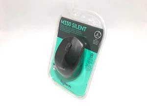 Logitech M330 Silent Plus Wireless Mouse - Black - Wireless Mouse 2.4GHz - Picture 1 of 3