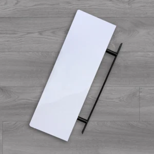 MENSOLA DA PARETE BIANCA SCOMPARSA BAGNO LIBRERIA SCAFFALE ESPOSITORE DECORATIVO - Foto 1 di 4