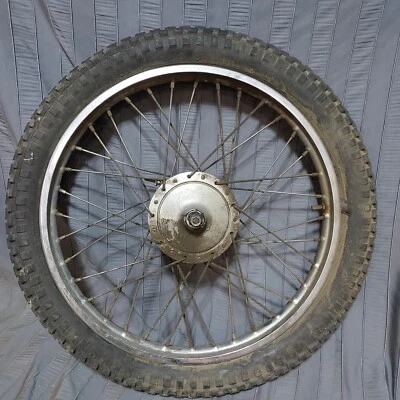 Kawasaki G5-B G5B G5 100 1972-1975 72-75 llanta delantera buje de freno completo Foto 1 de 4