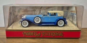 Y 4 1930 Duesenberg Model J Town car Models of Yesteryear Matchbox in N Box - Bild 1 von 2