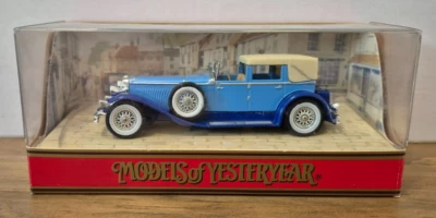 Y 4 1930 Duesenberg Model J Town car Models of Yesteryear Matchbox in N Box - Bild 1 von 2