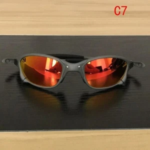 2025 NEW X Metal Cyclops Sunglasses UV 400 Ruby Polarized Glass Titanium Goggles - Picture 1 of 31
