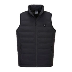 Heated Thermal Gilet Ultrasonic Bodywarmer Carbon Fibre Panels Portwest S549 - Picture 1 of 4