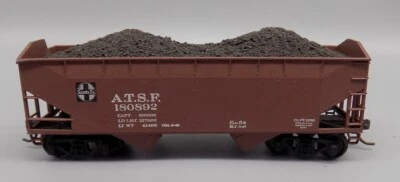ATSF Hopper HO Train Atchison Topeka Santa Fe 4.5 inch Coal Car Open Load 180892 - Image 1 of 4
