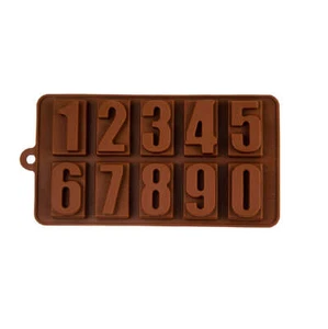 Numbers - Chocolate Silicone Mold - Picture 1 of 1