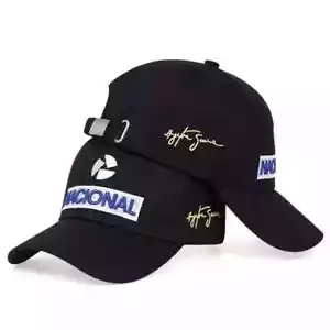 Ayrton Senna Nacional Kappe Baseball verstellbar Mütze schwarz kostenloser Versand in USA - Bild 1 von 2