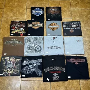 Harley Davidson Shirts XL, 2Xl, 3XL Men's You Pick Lot Vintage Modern Motorcycle - Picture 1 of 67
