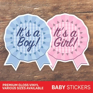 20x Nuevas PEGATINAS DE VINILO BRILLO DE VINILO BEBÉ nacimiento recién nacido niño niña - Imagen 1 de 3