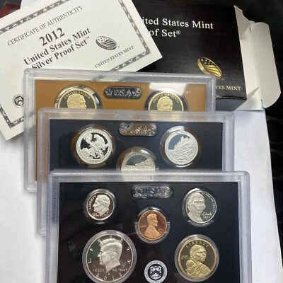 2012 Silver Proof Set - 14 Piece Silver ($6.91 FV) - Set - Image 1 of 3