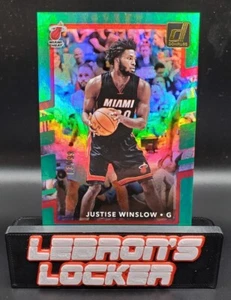 2017-18 Donruss #78 Holo Laser Green Justise Winslow /99 - Picture 1 of 2