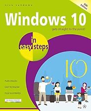 Windows 10 in easy steps, 5th edition, Nick Vandome, Used; Good Book