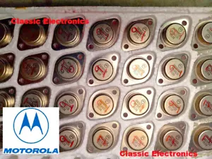 Lot of Genuine Motorola 2N3055A Matched NOS Silicon NPN Power Transistor 2N3055 - Picture 1 of 10