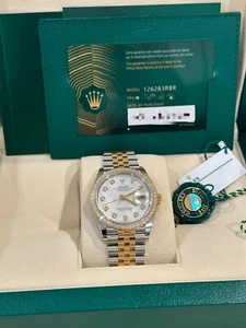 Rolex 126283RBR Datejust 36mm Two-Tone MOP Diamond Dial Diamond Jubilee-2024 - Picture 1 of 1
