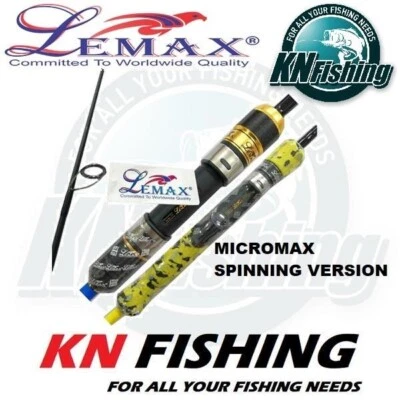 LEMAX JAPAN MICROMAX SUPER GAME Slow Pitch Jigging Rod Fixed Spool 250 300 360gr - Image 1 of 4