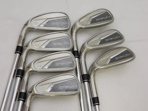 New LH Taylormade Stealth HD iron set 5-AW irons KBS Max Regular Steel shafts - Picture 1 of 4