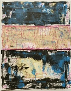 No.958 Original Abstract Modern Minimal Urban Textured Painting By K.A.Davis - Picture 1 of 12