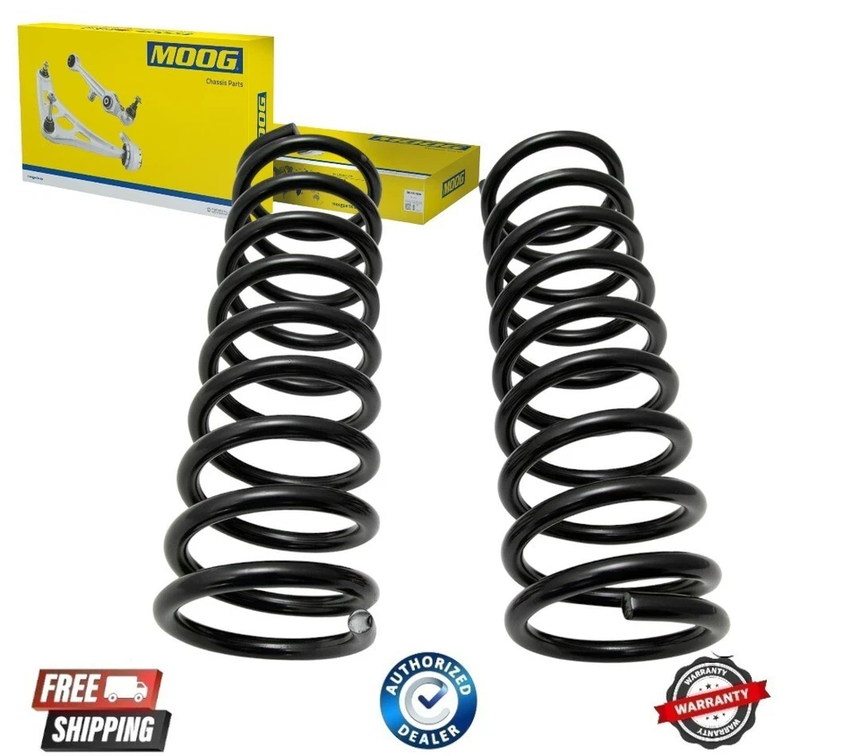 NUEVO MOOG Juego de pares de muelles helicoidales de suspensión delantera 2 piezas para 99-03 Grand Cherokee WJ Foto 1 de 1