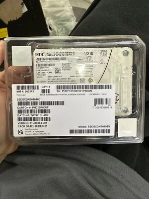 Intel SSD DC S4510 240GB 480GB 960GB 1.92TB 3.84TB 7.68TB2.5"SATA III 6Gb/s LOT - Image 1 of 4