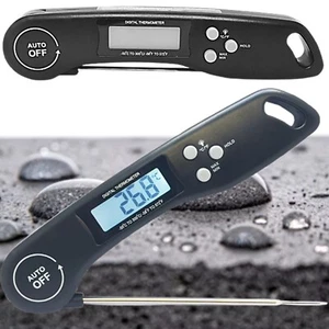 Auto-Off Digital Meat Thermometer for Cooking – °C/°F, Backlight, Magnet, Hold - Picture 1 of 12