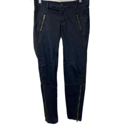 Pantalones ajustados de moto azul marino marca J talla 27 Foto 1 de 4
