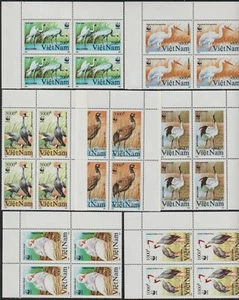 1991 VN Stamps Block 4 Endangered Birds Scott # 2243 - 2249 MNH - Picture 1 of 1