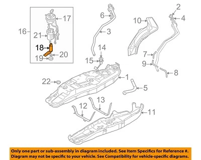 Used Fuel Pump fits: 2004 Mitsubishi Montero Pump Only Grade A - Imagem 1 de 3