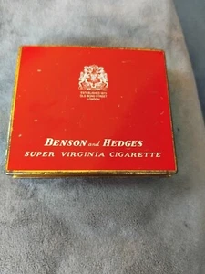 Vintage Benson and Hedges Super Virginia Zigarettendose Rauchen Tabak - Bild 1 von 7