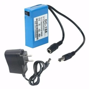 Mini Portable Rechargeable DC-168 12V 1800mAh Li-ion Battery Pack FR CCTV Camera - Picture 1 of 8