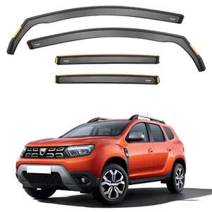 ISPEED Wind Deflectors for Dacia Duster MK2 2017-2024 4pc Set Visors Accessories - Picture 1 of 10