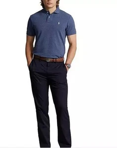 Polo Ralph Lauren Men's Golf Tailored-Fit Cotton Stretch Chino, Navy-32x30 - Picture 1 of 11