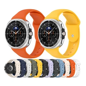 Cinturino orologio silicone per Samsung Galaxy Watch8 40 mm 44 mm/Watch8 Classic 46 mm - Foto 1 di 61