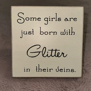 Insegna scatola 'Glitter nelle loro vene' di Collins - Foto 1 di 6