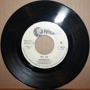 WONDERLICK **Hey, Joe** COME ON PEOPLE Psych Rock 45 on MGM K 14510 Promo Copy - Picture 1 of 2