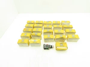 Square D Pushbutton Indicator Pilot Light Amber Yellow 110/120V AC Lot of 23 - Picture 1 of 11