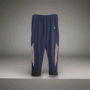Adidas Damen Trainingshose Training Sport Sport XL Navy Pink 3 Seitenstreifen - Bild 1 von 8