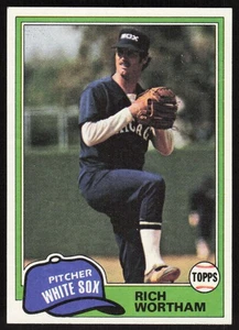 1981 Topps #107 Rich Wortham - Bild 1 von 2